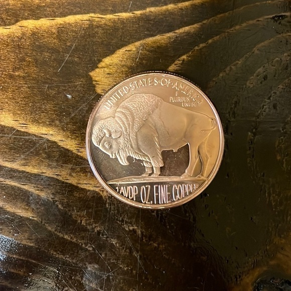 1oz Fine Copper Coin - Picture 1 of 3